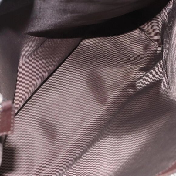 GUCCI GG Canvas Shoulder Bag Beige Silver - Picture 13 of 16